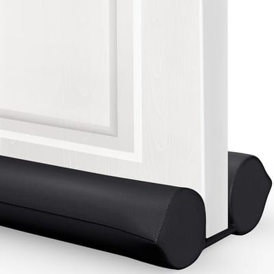 Deur Tochtstopper - Onderdeur Vuller - Tocht Buiten Houden - Verstelbaar 26-32 Inch - 813 x 46 cm - Zwart