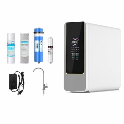 Innovastore Waterzuiveringssysteem - Waterfilter systeem - Waterfiltratiesysteem - Slim LED-display - 4 filterelementen -