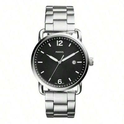 Heren Commuter Serie 42mm Stalen Armband Kast Kwarts Horloge FS5391 black