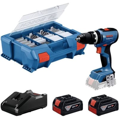 Bosch Professional GSB 18V-65 06019N3307 Accu-draaislagmoeraanzetter Aantal meegeleverde accus: 2 4.0 Ah Li-ion Brushless