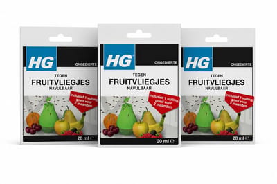 HG fruitvliegjes (20 ml) - 3 stuks