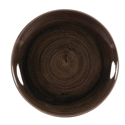 Churchill Stonecast Patina Black Coupe Borden 260mm (12 stuks)