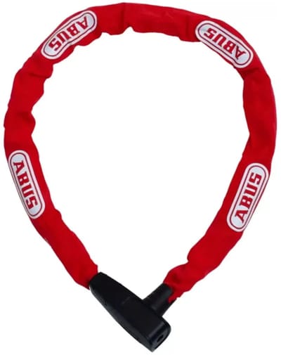 Fietsslot ABUS Kettingslot - CityChain 8800 - Security level 7 - rood - 95 cm - Geschikt voor elektrische fietsen en stadsfietsen