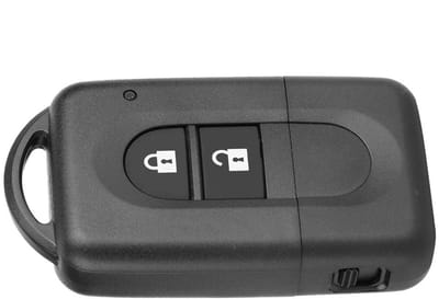 Allecto - Sleutelhanger sleutelhoes - Compact formaat - Lichtgewicht ABS - 2 toetsen - Bescherming voor autosleutels - Geschikt voor Note, X-Trail,...