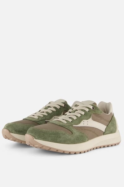 Feyn Sneakers groen Suède - Maat 37