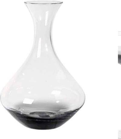 Broste Copenhagen Smoke collectie decanteer karaf handgeblazen in geschenkverpakking - 160 cl