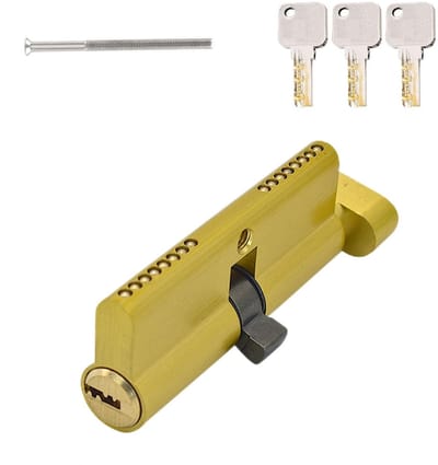 Dailygoods- Deurslot Hoog Veiligheid - Cilinderslot - Deurslot Buitendeur - Deurslot met Sleutel - Deurslot Binnendeur - Lengte 60 mm - Deurslotcilinder