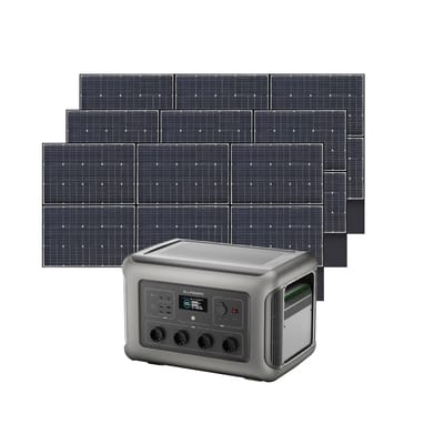 ALLPOWERS Solar Generator Kit 3500W (R3500 V2 + SP039 600W Solar Panel) - R3500+3PCS SP039 Solar Panel 600W