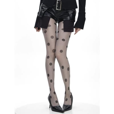 Snoepkleurige Y2K Zoete Coole Millennium Storm Punt Kousen Retro Trend Meisje Blauwe Panty Kousen Ins Stijl Rok Broek Kousen One Size gray