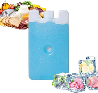 Koelblok voor Ventilator - IJsblok Koeler - Koel Houden - Herbruikbaar Zonder Water - 150ml - Wit