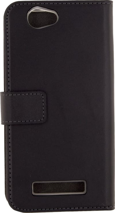 Mobilize Classic Gelly Wallet Book Case Wileyfox Spark + Black