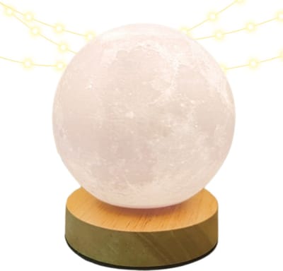 Livano Zwevende Maanlamp - Wereldbol Magnetisch - Magnetische Maan Lamp - Moon - Moonlamp - Zwevend - Sterrenhemel - 12 CM Dimmend