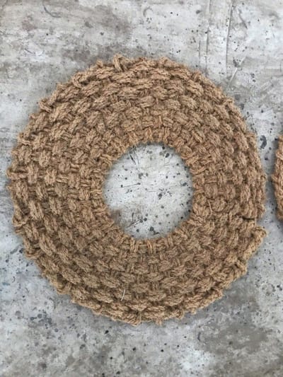 CocoWeave - Mulch mat - 100% kokosvezels - Rond - 60 cm - Bodembedekker - Vorstbescherming - Tegen onkruid - Tuinonderhoud - Duurzaam