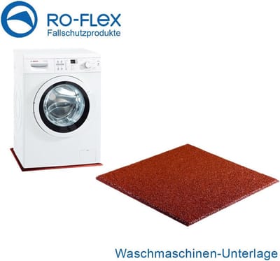 Wasmachineonderlegger van rubbergranulaat voor trillingsdemping en geluidsisolatie