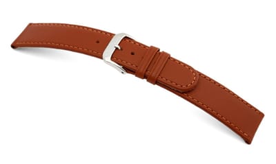 Lederband Louisville 14mm cognac glad