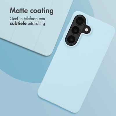 imoshion Hoesje - Geschikt voor Samsung Galaxy S26 Plus - Color Backcover - Sky Blue