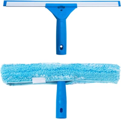 Dubbelzijdige microvezeldoek - Raamwisser combo - Streeploos reinigen - Multifunctionele reiniger - 35 cm - Niet gespecificeerd