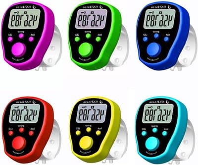 Digitale Vingerteller - Handteller Meetinstrument - Sportactiviteiten Bijhouden - Vijf Kanalen Tellen - Compact Formaat - Willekeurige Kleur