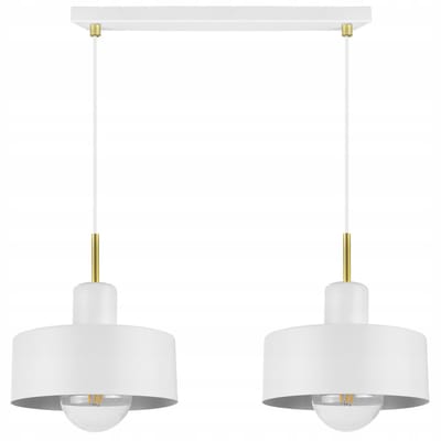 Light-Home BARCELONA - Hanglamp 2-Lichts - Metaal Design - Hoogte Verstelbaar - E27