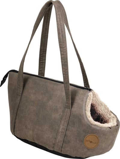Jack and Vanilla Huisdierentas Classy M 55x30 cm steenkleurig