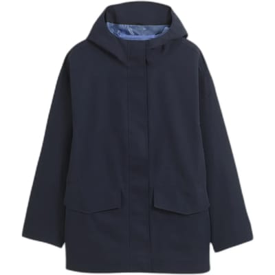 Parka 3 lagen katoen gevoel korte uitlopende vrouw Aigle MTD®