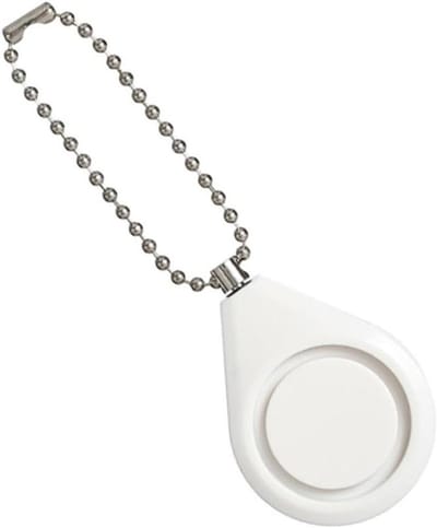 Persoonlijk Alarm - Noodalarm Geluid - Veiligheid Buitenshuis - Luid 120 Decibel - 42 mm - Wit