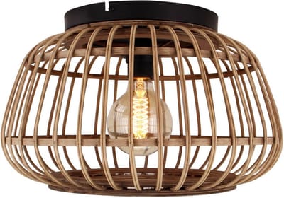 Chericoni Trapeze Plafondlamp- 1 lichts- Ø40 cm- E27- Bamboe FSC Keurmerk