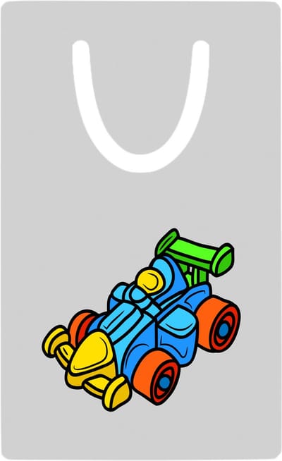 Hacebo® - Racewagen metalen boekenlegger - Auto - Autosport liefhebbers - Voertuig - speelgoed auto's Bladwijzer boekenleggers - 7.6 cm x 5cm