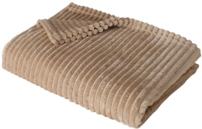 Boltze – Plaid - Deken - Hygge – 180x130 cm – Crème – Oeko-Tex Gecertificeerd – Machinewasbaar