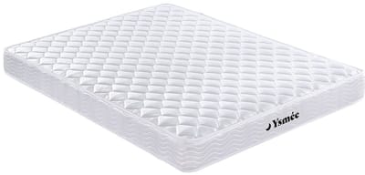Vente-unique Set lattenbodem en matras met veren WOLKENLOS van YSMÉE - 140 x 200 cm