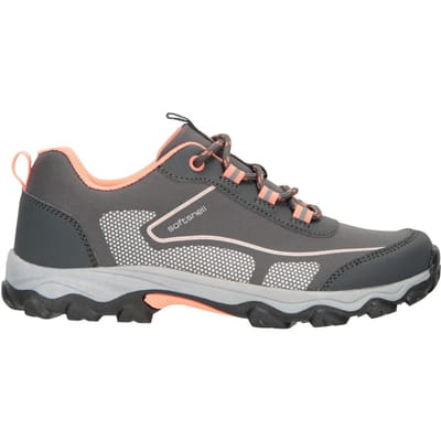 Mountain Warehouse Softshell wandelschoenen voor kinderen (Lichtgrijs)