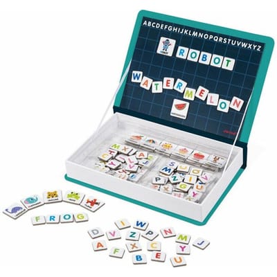 Janod - Magnetibook - Alfabet Engelstalig - Magneetboek Speelset