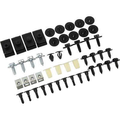 40 STUKS Onderplaat Clips Schroeven Compact Schokbestendig Motor Onderkap Spatbord Beschermer Carrosseriebouten Vervanging Voor black