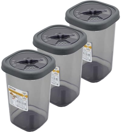 3x b-home kruidenstrooier - 350ml - 3 standen - kruidenhouder / voorraadpot