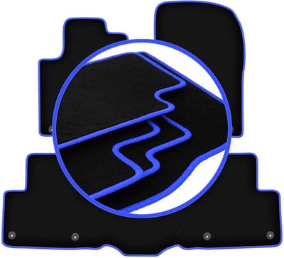 CARLUX-BLUE automatten voor: Mercedes GLE W166 SUV (2011-2015)