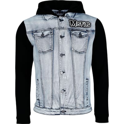 Misfits Spijkerjas - EMP Signature Collection - XL tot 3XL - voor Mannen - lichtblauw-zwart