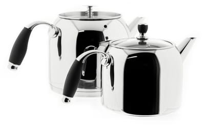 Almina Viola - Theepot Set - 0.7L + 1.5L - Edelstaal 18/10 - Inductie - Turkse Theepot
