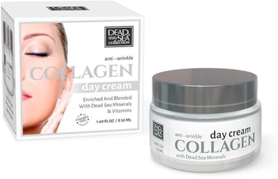Israëls merk Dead Sea Collageen Dagcrème - met dode zee mineralen - verjongt - anti-age 50 ml