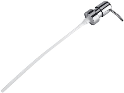 Dailygoods- Zeepdispenser Roestvrij Staal - Zeeppompje Keuken - Zeeppompje Badkamer - Antislip - Vervangingspomp - 2,5 cm Inhoud - Zeeppomp