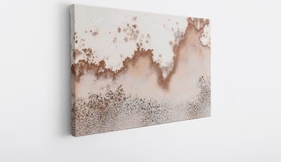 Saammp Canvas Schilderij - roestbruine tinten - Abstract - 30x20 - Foto op canvas - Wanddecoratie - Muurdecoratie Woonkamer - Slaapkamer decoratie - Canvas Print