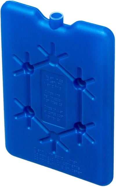 Koelelementen voor koelbox en koeltas - 2x stuks - 200 gram - blauw - kunststof - niet vulbaar