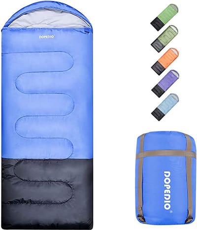 slaapzak / Premium Slaapzak Volwassenen & Kinderen - Warme 3-4 Seizoenen, Waterdichte Lichtgewicht Slaapzak voor Mannen, Vrouwen, Kamperen, Festivals & Buitenshuis met Compressiezak