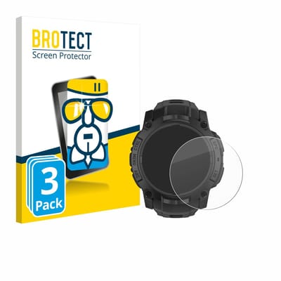Screenprotector 3 Stuks voor Garmin Instinct 3 Solar Tactical Edition (50 mm) Beschermglas transparant