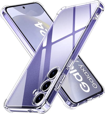 Hoesje geschikt voor Samsung Galaxy S24 - Anti Shock siliconen Backcover - Arara Hoesje transparant