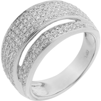 Orphelia ZR-3520/52 - Ring Micro Pavé Zirconium - 925 Zilver - Maat 52