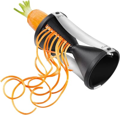 Famanu – Professionele spiraalsnijder voor groentespaghetti, geschikt voor courgette, wortel en aardappel