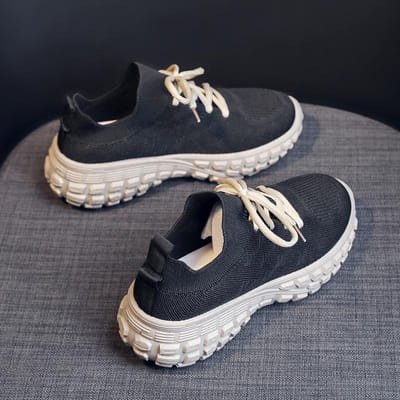 Mode Casual Ademende Damesschoenen Lente Nieuwe Dunne Sectie Vlieg Geweven Mesh Damesschoenen Dames Hardloopsneakers 41