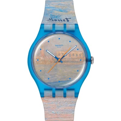 SWATCH polshorloge 41mm PALAZZO DUCALESO29Z1500 Monet Kunst Samenwerking [Swatch] MONET'S [] blauw