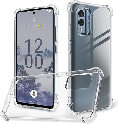 Casemania Hoesje Geschikt voor Nokia XR21 Transparant - Anti-Shock Hybrid Back Cover