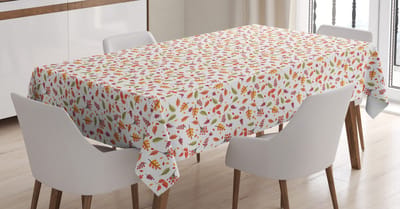 ABAKUHAUS Tafelkleed – 140×240 cm – Veelkleurig, satijn, wasbaar